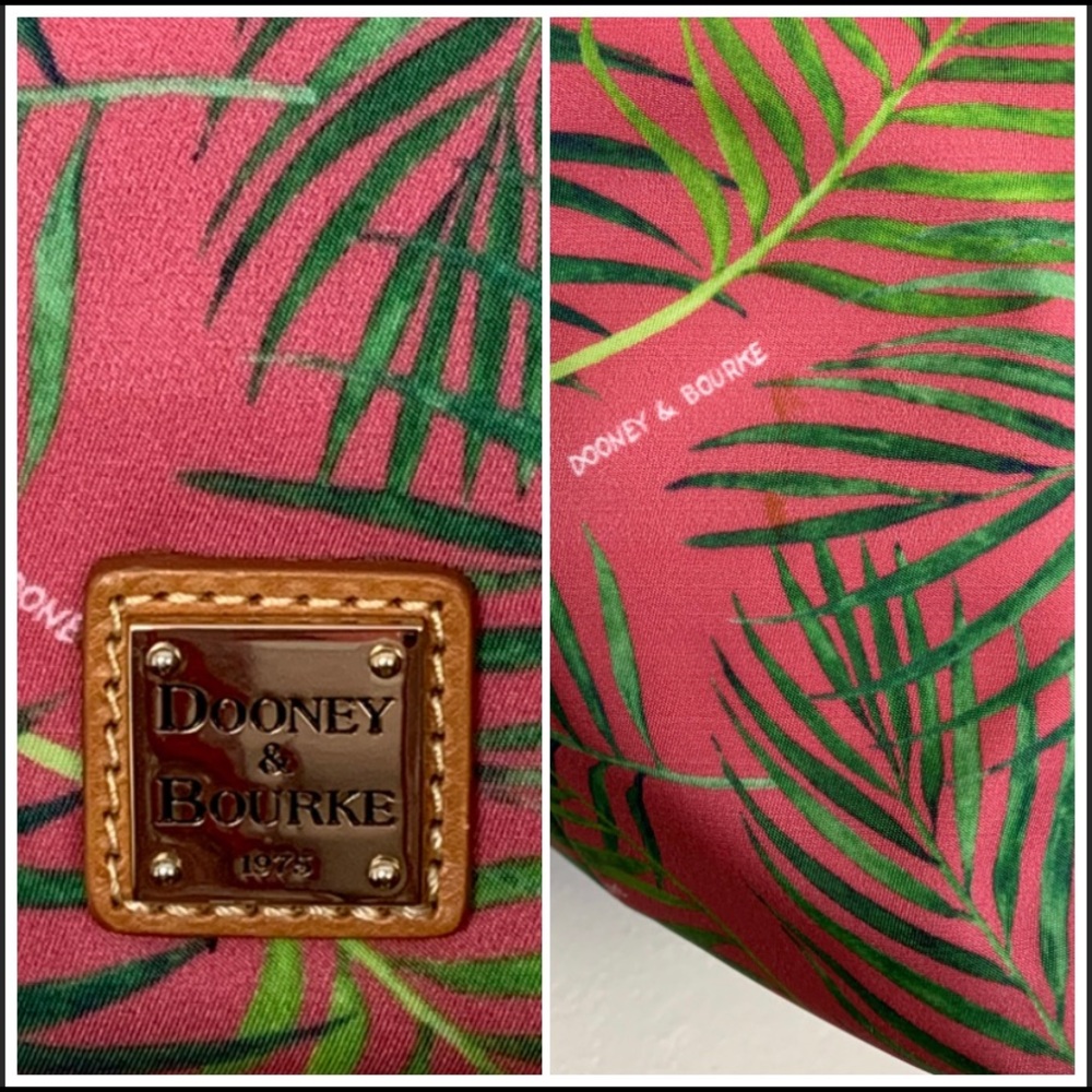 Dooney & Bourke Nylon Pink Siesta Key Devon Tote - Picture 9 of 16